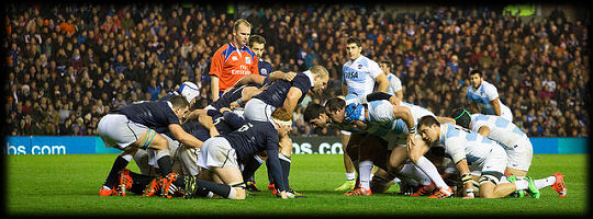 Scotland Argentina scrum